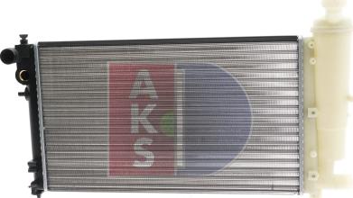 AKS Dasis 161200N - Радиатор, охлаждане на двигателя vvparts.bg