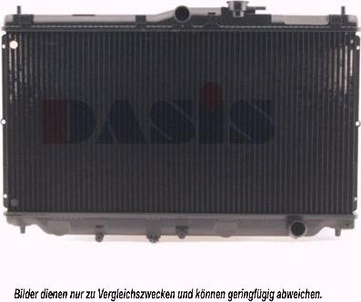 AKS Dasis 100590N - Радиатор, охлаждане на двигателя vvparts.bg