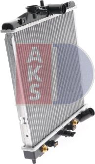 AKS Dasis 100016N - Радиатор, охлаждане на двигателя vvparts.bg