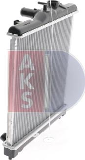 AKS Dasis 100890N - Радиатор, охлаждане на двигателя vvparts.bg