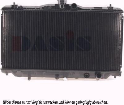 AKS Dasis 100770N - Радиатор, охлаждане на двигателя vvparts.bg