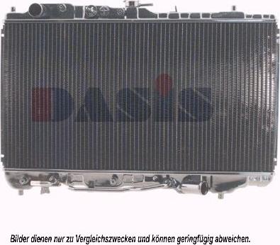 AKS Dasis 110520N - Радиатор, охлаждане на двигателя vvparts.bg