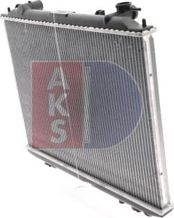 AKS Dasis 110043N - Радиатор, охлаждане на двигателя vvparts.bg