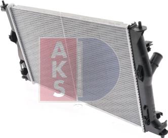AKS Dasis 110056N - Радиатор, охлаждане на двигателя vvparts.bg