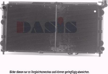 AKS Dasis 110220N - Радиатор, охлаждане на двигателя vvparts.bg