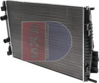 AKS Dasis 180047N - Радиатор, охлаждане на двигателя vvparts.bg
