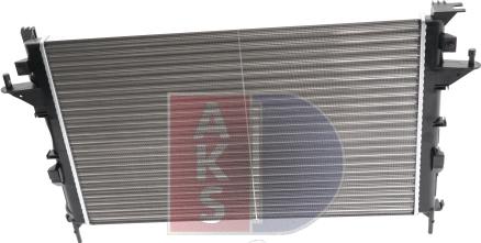 AKS Dasis 180003N - Радиатор, охлаждане на двигателя vvparts.bg