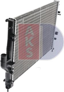 AKS Dasis 180088N - Радиатор, охлаждане на двигателя vvparts.bg