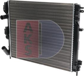 AKS Dasis 181690N - Радиатор, охлаждане на двигателя vvparts.bg