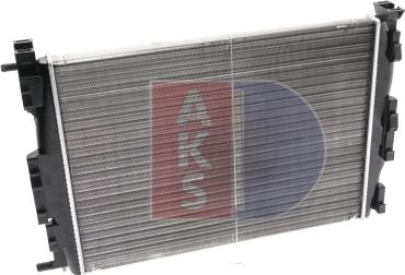 AKS Dasis 181002N - Радиатор, охлаждане на двигателя vvparts.bg