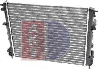 AKS Dasis 181820N - Радиатор, охлаждане на двигателя vvparts.bg