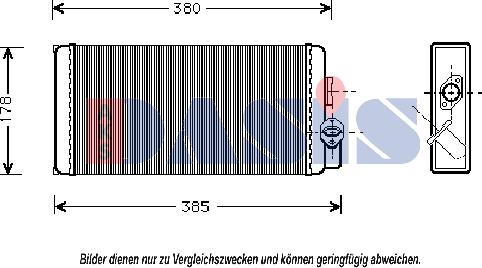 AKS Dasis 139450N - Топлообменник, отопление на вътрешното пространство vvparts.bg