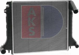 AKS Dasis 134280N - Радиатор, охлаждане на двигателя vvparts.bg