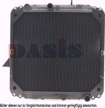 AKS Dasis 130740N - Радиатор, охлаждане на двигателя vvparts.bg