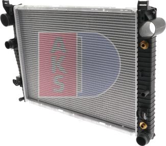 AKS Dasis 125110N - Радиатор, охлаждане на двигателя vvparts.bg