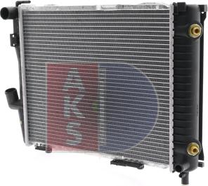 AKS Dasis 120490N - Радиатор, охлаждане на двигателя vvparts.bg