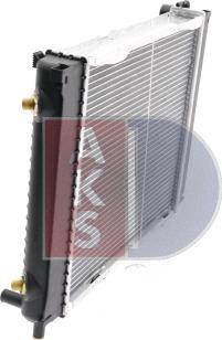 AKS Dasis 120490N - Радиатор, охлаждане на двигателя vvparts.bg