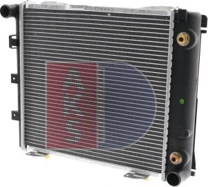 AKS Dasis 120460N - Радиатор, охлаждане на двигателя vvparts.bg