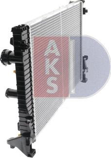 AKS Dasis 120051N - Радиатор, охлаждане на двигателя vvparts.bg