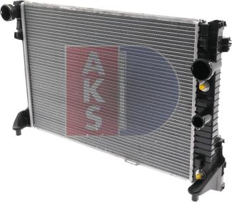 AKS Dasis 120051N - Радиатор, охлаждане на двигателя vvparts.bg