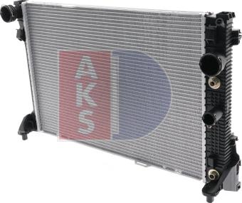 AKS Dasis 120017N - Радиатор, охлаждане на двигателя vvparts.bg