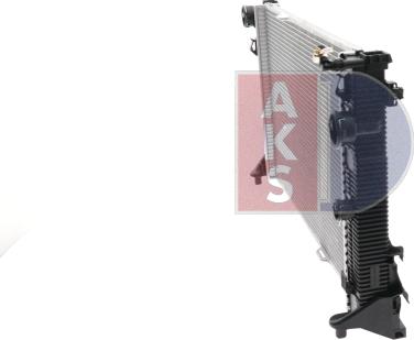 AKS Dasis 120100N - Радиатор, охлаждане на двигателя vvparts.bg
