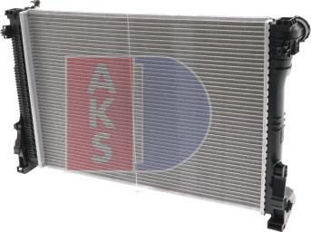 AKS Dasis 120100N - Радиатор, охлаждане на двигателя vvparts.bg