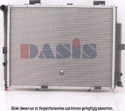 AKS Dasis 120340N - Радиатор, охлаждане на двигателя vvparts.bg