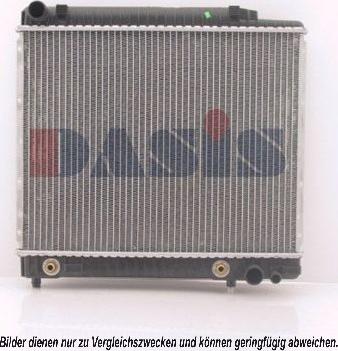 AKS Dasis 121690N - Радиатор, охлаждане на двигателя vvparts.bg