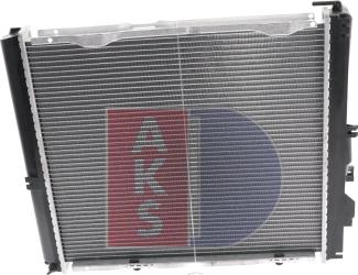AKS Dasis 121650N - Радиатор, охлаждане на двигателя vvparts.bg