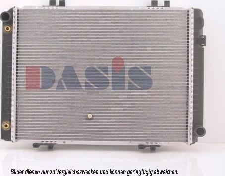 AKS Dasis 121620N - Радиатор, охлаждане на двигателя vvparts.bg