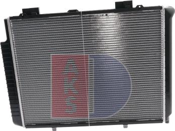 AKS Dasis 121040N - Радиатор, охлаждане на двигателя vvparts.bg