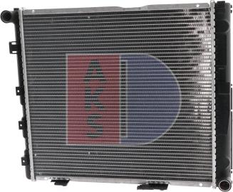 AKS Dasis 122680N - Радиатор, охлаждане на двигателя vvparts.bg