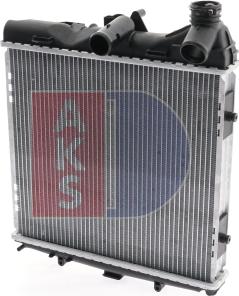 AKS Dasis 170006N - Радиатор, охлаждане на двигателя vvparts.bg