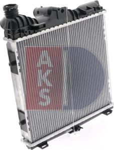 AKS Dasis 170006N - Радиатор, охлаждане на двигателя vvparts.bg