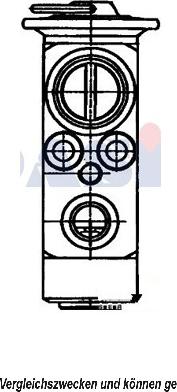 AKS Dasis 840069N - Разширителен клапан, климатизация vvparts.bg