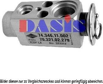 AKS Dasis 840076N - Разширителен клапан, климатизация vvparts.bg