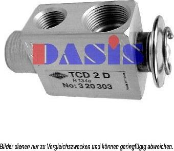 AKS Dasis 840077N - Разширителен клапан, климатизация vvparts.bg