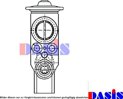 AKS Dasis 840145N - Разширителен клапан, климатизация vvparts.bg