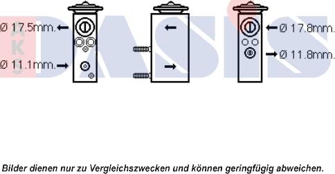AKS Dasis 840180N - Разширителен клапан, климатизация vvparts.bg