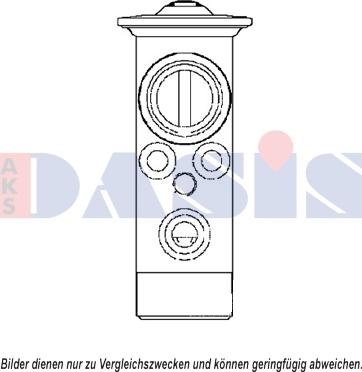 AKS Dasis 840282N - Разширителен клапан, климатизация vvparts.bg