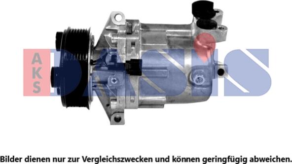 AKS Dasis 851924N - Компресор, климатизация vvparts.bg