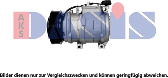 AKS Dasis 851362N - Компресор, климатизация vvparts.bg