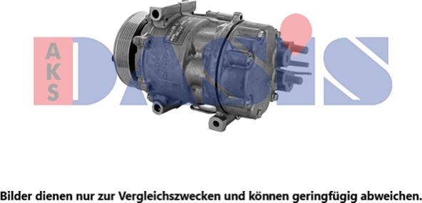 AKS Dasis 853056N - Компресор, климатизация vvparts.bg