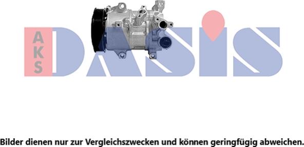 AKS Dasis 852952N - Компресор, климатизация vvparts.bg