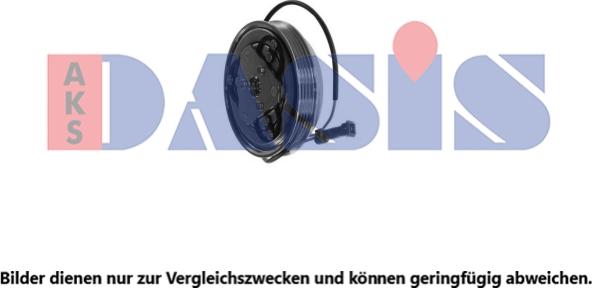 AKS Dasis 852971N - Магнитен съединител, компресор на климатизатора vvparts.bg