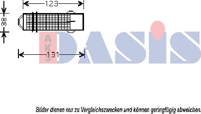 AKS Dasis 800407N - Изсушител, климатизация vvparts.bg