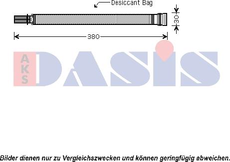 AKS Dasis 800519N - Изсушител, климатизация vvparts.bg