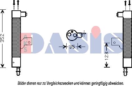 AKS Dasis 800570N - Изсушител, климатизация vvparts.bg