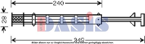 AKS Dasis 800306N - Изсушител, климатизация vvparts.bg